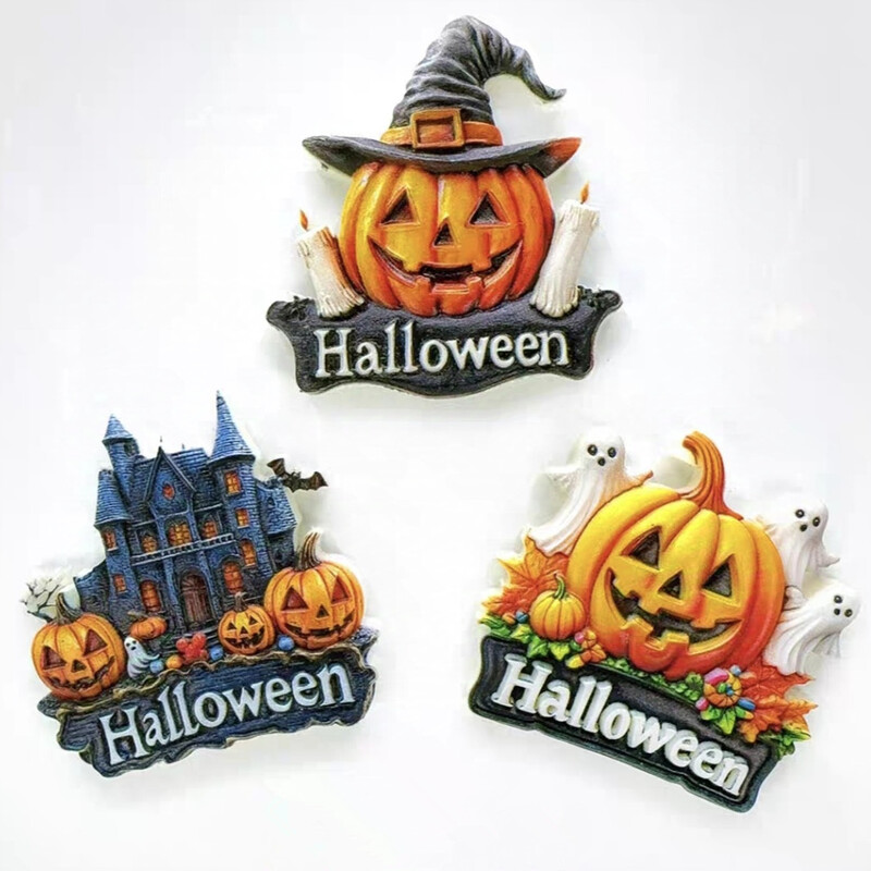 America de Nord Statele Unite ale Americii Los Angeles Halloween San Francisco Rășină Magneți 3D Frigider Suvenir Turism Autocolant Frigider Artizanat