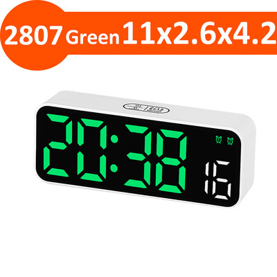 Control vocal Ceas cu alarmă digital Ceas de masă Data Săptămâna Reglarea luminozității Ceas electronic Temporizator 12/24H Decorare interioară