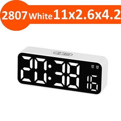 Control vocal Ceas cu alarmă digital Ceas de masă Data Săptămâna Reglarea luminozității Ceas electronic Temporizator 12/24H Decorare interioară