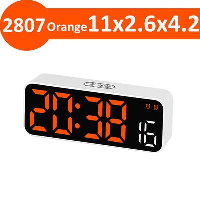 Control vocal Ceas cu alarmă digital Ceas de masă Data Săptămâna Reglarea luminozității Ceas electronic Temporizator 12/24H Decorare interioară