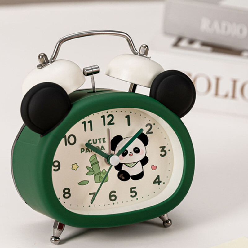 Creativ și la modă Silențios Ceas deșteptător Panda de noapte pentru studenți și copii
