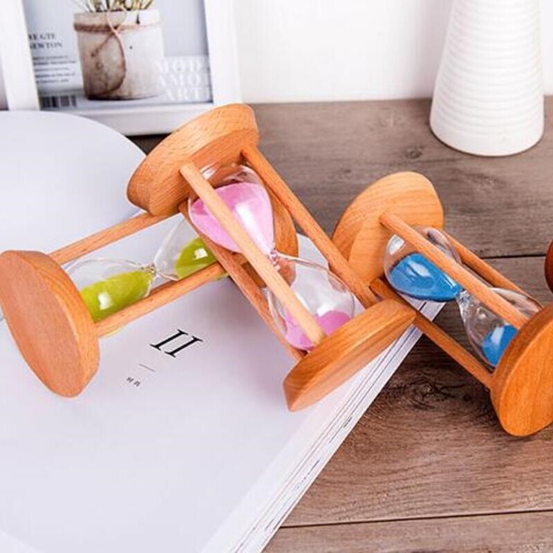 5/10/15/20/30 minūtes Jauns koka smilšu pulksteņa mini darbvirsmas dekors smilšu pulkstenis radošais taimeris Bērnu smilšu glāzes virtuves dāvana