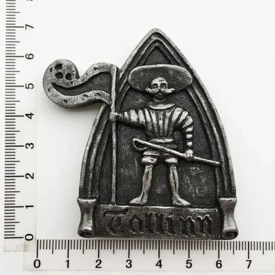Tallinn Estonia Magneți pentru frigider suvenir turistic 3D Rășină Artizanat Autocolante magnetice pentru frigider Colecție Decorare Cadouri