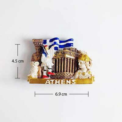Europa Grecia Magneti Frigider 3D Suveniruri Turism Magneti Frigider Colectie Autocolante Decoratiuni Artizanale
