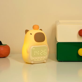 1 τμχ Χαριτωμένο Ξυπνητήρι Capybara Ready To Rise Sleep Trainer για Διακόσμηση γραφείου σαλονιού στο σπίτι Δώρο της μητέρας Άνοιξη Πάσχα