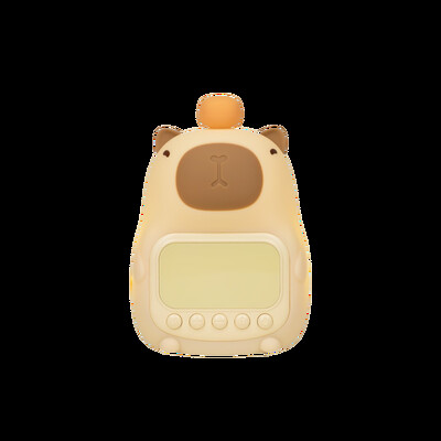 1 buc. Ceas cu alarmă Capybara drăguț, gata să se ridice, antrenor de somn pentru acasă, cameră, sufragerie, birou, decor, ziua mamei, cadou de primăvară de Paște