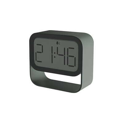 Lampă cu ceas cu buclă Ceas cu alarmă digitală LED Design cu lumină de noapte Ceasuri de birou Decorare masă pentru acasă Baterie încorporată de 1200 mAh