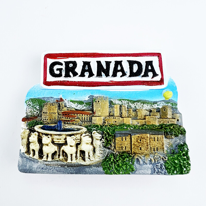 Autocolante pentru frigider, Spania, Malaga, Burgos, Cordoba