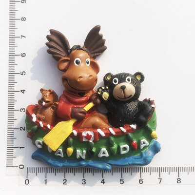 Suveniruri de călătorie în Canada Autocolante magnetice pentru frigider Decor creativ pentru acasă Cadouri pentru copii Magneți pentru frigider din rășină Suveniruri Vancouver