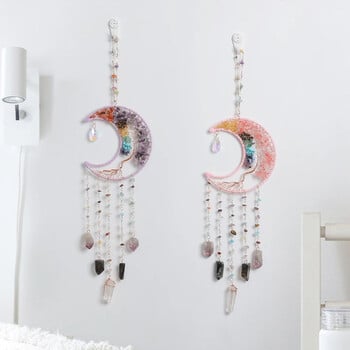 Dream Catcher Crystal Stone Χειροποίητο Wind Chime Suncatcher Κρεμαστό Δωμάτιο Κρεμαστά Διακοσμητικά Δώρα γενεθλίων Φεστιβάλ Γενεθλίων Διακόσμηση σπιτιού