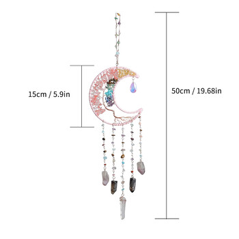 Dream Catcher Crystal Stone Χειροποίητο Wind Chime Suncatcher Κρεμαστό Δωμάτιο Κρεμαστά Διακοσμητικά Δώρα γενεθλίων Φεστιβάλ Γενεθλίων Διακόσμηση σπιτιού