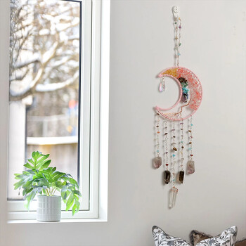 Dream Catcher Crystal Stone Χειροποίητο Wind Chime Suncatcher Κρεμαστό Δωμάτιο Κρεμαστά Διακοσμητικά Δώρα γενεθλίων Φεστιβάλ Γενεθλίων Διακόσμηση σπιτιού