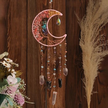 Dream Catcher Crystal Stone Χειροποίητο Wind Chime Suncatcher Κρεμαστό Δωμάτιο Κρεμαστά Διακοσμητικά Δώρα γενεθλίων Φεστιβάλ Γενεθλίων Διακόσμηση σπιτιού