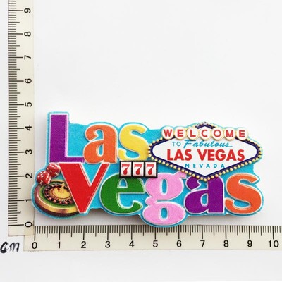 Magneți pentru frigider de călătorie american Las Vegas Rășină UV World Tourism Collection Magnetic pentru frigider Suveniruri artizanale