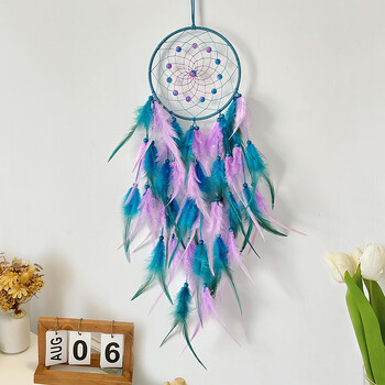 Dream Catcher Χειροποίητα πολύχρωμα φτερά Wind Chimes Σαλόνι Υπνοδωμάτιο Κρεμαστά Στολίδια Δώρα Φεστιβάλ Χειροτεχνίες διακόσμησης σπιτιού