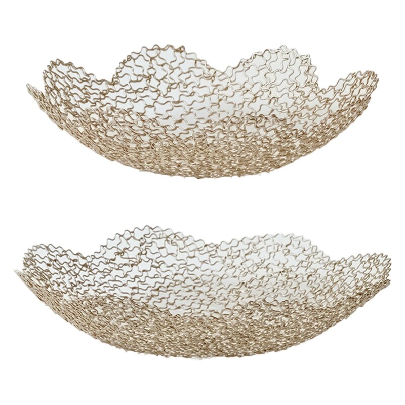 Coș cu fructe din sârmă Bol cu fructe Recipient pentru fructe Coș de depozitare a alimentelor Farfurie de servire pentru casă, casă, contor de bucătărie, sufragerie