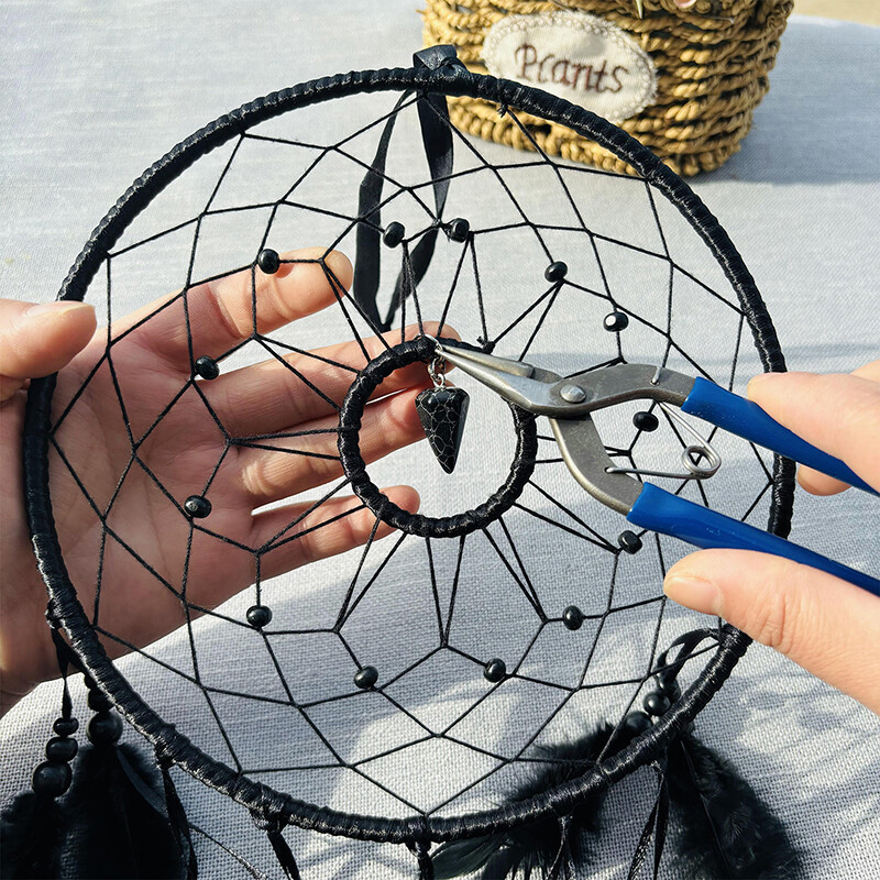 Nordic Dream Catcher rankų darbo baltos plunksnos vėjo varpeliai krištoliniai sieniniai pakabukai gimtadienio šventės dovanos kabantys miegamojo papuošalai