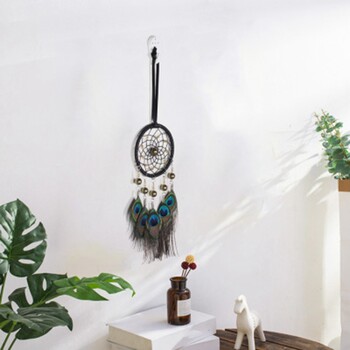 Mini Dream Catcher Κρεμαστό Κρεμαστό Αυτοκίνητο Wind Chimes Feather Διακόσμηση σπιτιού & διακόσμηση τοίχου