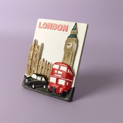 Europa Marea Britanie atractii turistice Autocolante magnetice pentru frigider Marea Britanie Londra Suveniruri lucrate manual Magneti pentru frigider Cadou colectie
