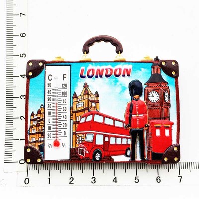 Europa Marea Britanie atractii turistice Autocolante magnetice pentru frigider Marea Britanie Londra Suveniruri lucrate manual Magneti pentru frigider Cadou colectie