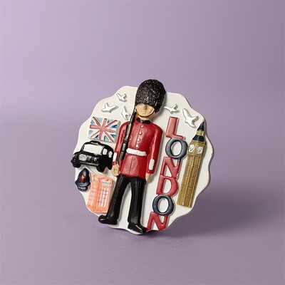 Europa Marea Britanie atractii turistice Autocolante magnetice pentru frigider Marea Britanie Londra Suveniruri lucrate manual Magneti pentru frigider Cadou colectie