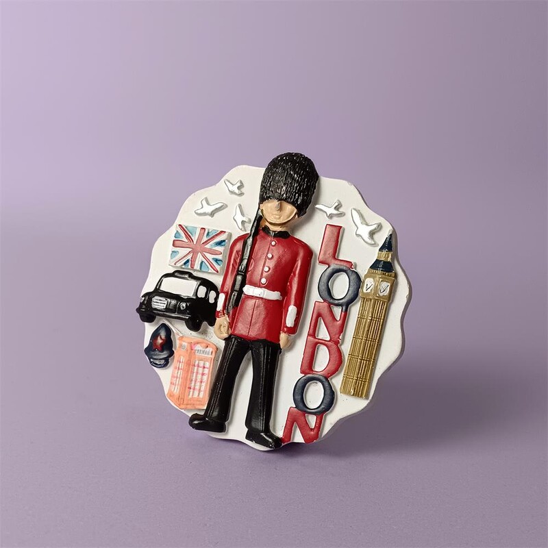 Europa Marea Britanie atractii turistice Autocolante magnetice pentru frigider Marea Britanie Londra Suveniruri lucrate manual Magneti pentru frigider Cadou colectie
