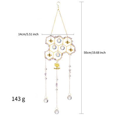 Karštai parduodamas saulės gaudyklės pakabukas, pritaikytas vėjo varpeliui