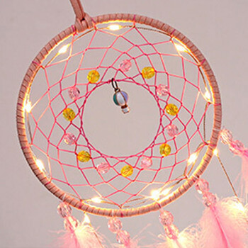 Dream Catcher Wind Chimes Διακόσμηση τοίχου για το σπίτι Κρεμαστό στολίδι χειροτεχνίας Πολύχρωμο χειροποίητο διακοσμητικό τοίχου για το σπίτι υπνοδωμάτιο σαλόνι