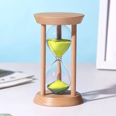 10/15/20/30 minučių Naujas didelis medinis smėlio laikrodis namų darbalaukio dekoravimo dovanos Kūrybiškas smėlio laikrodis Vaikų dantų valymo laikmatis