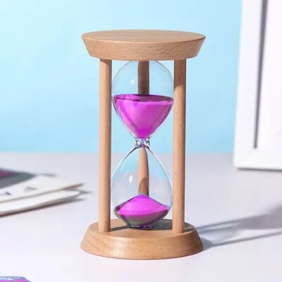 10/15/20/30 minučių Naujas didelis medinis smėlio laikrodis namų darbalaukio dekoravimo dovanos Kūrybiškas smėlio laikrodis Vaikų dantų valymo laikmatis