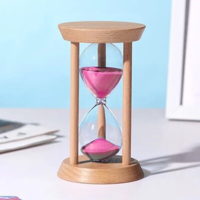 10/15/20/30 minučių Naujas didelis medinis smėlio laikrodis namų darbalaukio dekoravimo dovanos Kūrybiškas smėlio laikrodis Vaikų dantų valymo laikmatis