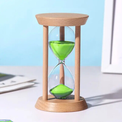 10/15/20/30 minučių Naujas didelis medinis smėlio laikrodis namų darbalaukio dekoravimo dovanos Kūrybiškas smėlio laikrodis Vaikų dantų valymo laikmatis