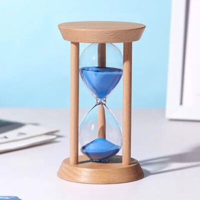 10/15/20/30 minučių Naujas didelis medinis smėlio laikrodis namų darbalaukio dekoravimo dovanos Kūrybiškas smėlio laikrodis Vaikų dantų valymo laikmatis