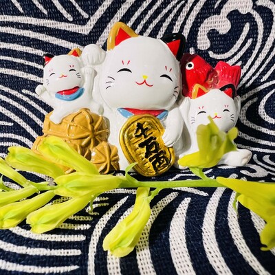 Autocolant pentru frigider în stil japonez Atracții turistice Suveniruri Mobilier pentru pisici Mobilier decorativ din rășină Cadou de colecție【s1-01】