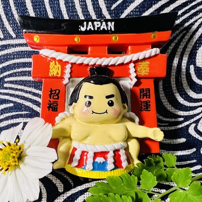 Autocolant pentru frigider în stil japonez Atracții turistice Suveniruri Mobilier pentru pisici Mobilier decorativ din rășină Cadou de colecție【s1-01】