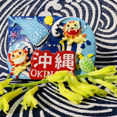 Autocolant pentru frigider în stil japonez Atracții turistice Suveniruri Mobilier pentru pisici Mobilier decorativ din rășină Cadou de colecție【s1-01】