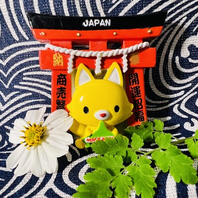 Autocolant pentru frigider în stil japonez Atracții turistice Suveniruri Mobilier pentru pisici Mobilier decorativ din rășină Cadou de colecție【s1-01】