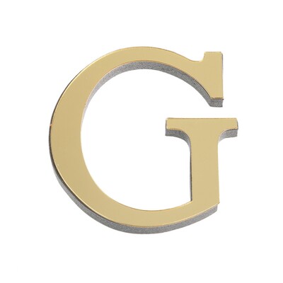 10CM 26 английски букви Стикер за стена 3D огледало Акрилен златен стикер за стена Стикери Самозалепващи се домашно парти декор Стенопис