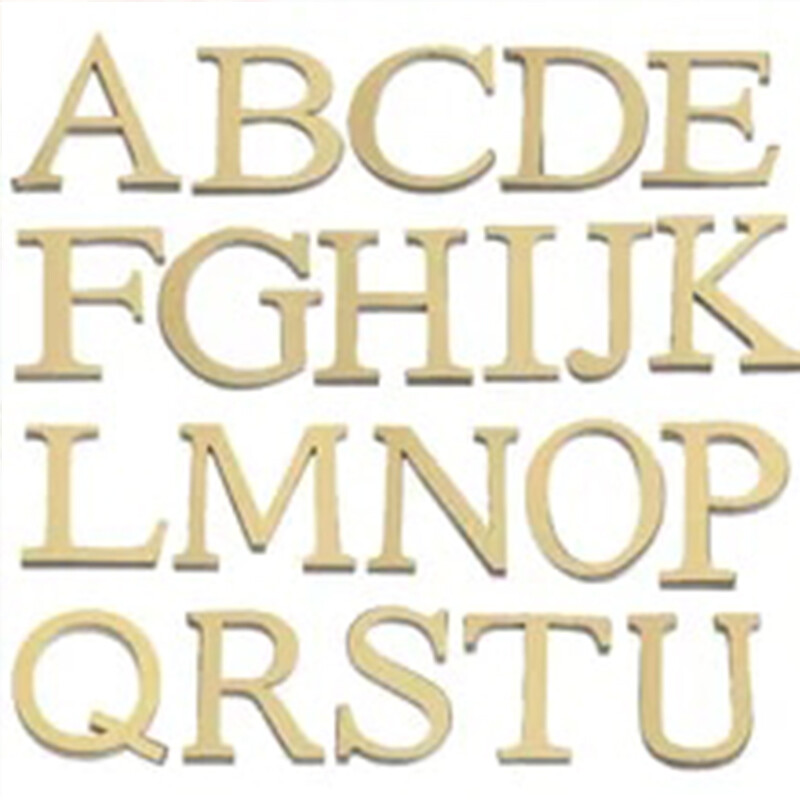 10CM 26 английски букви Стикер за стена 3D огледало Акрилен златен стикер за стена Стикери Самозалепващи се домашно парти декор Стенопис