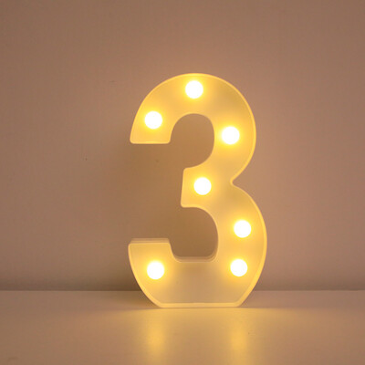 Nume Decorative Nunta Litere Alfabet Litere LED Lumini Luminoase Număr Lampă Night Light Party Baby Dormitor Decorare Acasă