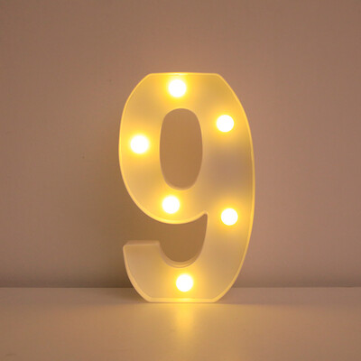 Nume Decorative Nunta Litere Alfabet Litere LED Lumini Luminoase Număr Lampă Night Light Party Baby Dormitor Decorare Acasă