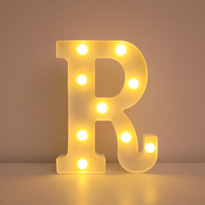 Nume Decorative Nunta Litere Alfabet Litere LED Lumini Luminoase Număr Lampă Night Light Party Baby Dormitor Decorare Acasă