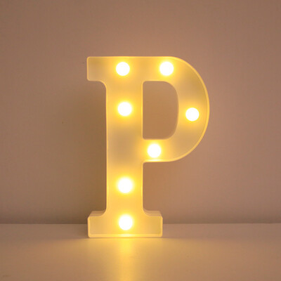 Nume Decorative Nunta Litere Alfabet Litere LED Lumini Luminoase Număr Lampă Night Light Party Baby Dormitor Decorare Acasă