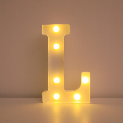 Nume Decorative Nunta Litere Alfabet Litere LED Lumini Luminoase Număr Lampă Night Light Party Baby Dormitor Decorare Acasă