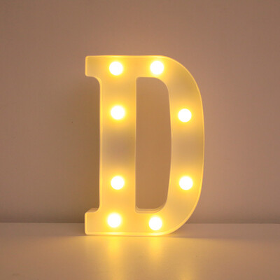 Nume Decorative Nunta Litere Alfabet Litere LED Lumini Luminoase Număr Lampă Night Light Party Baby Dormitor Decorare Acasă