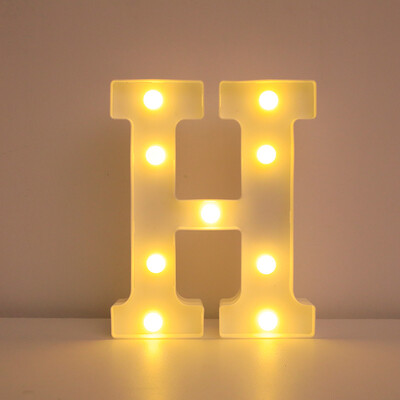 Nume Decorative Nunta Litere Alfabet Litere LED Lumini Luminoase Număr Lampă Night Light Party Baby Dormitor Decorare Acasă