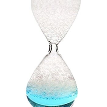 Bubble Singing Hourglass Handmade Craft Liquid Motion Timer Ανθεκτικά δώρα γενεθλίων Γυάλινο υγρό για φίλους Faimly Παιδιά Παιδιά