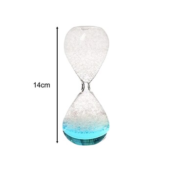 Bubble Singing Hourglass Handmade Craft Liquid Motion Timer Ανθεκτικά δώρα γενεθλίων Γυάλινο υγρό για φίλους Faimly Παιδιά Παιδιά