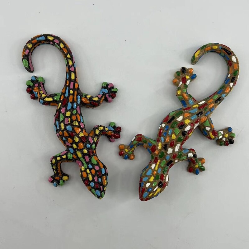 Spania Republica Dominicană Magnet pentru frigider Suvenir de călătorie Soparlă Gecko Decor magnetic pentru casă Cadou pentru prieteni