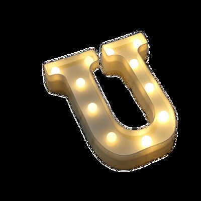 Lampă cu numere luminoase Litere alfabetice Lumini LED Ziua Îndrăgostiților Decor petrecere de nuntă 0-9 Litere digitale AZ Lumină de noapte